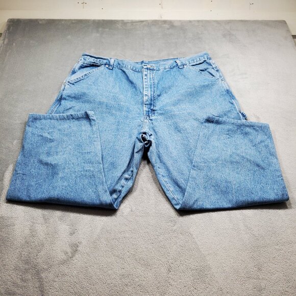 Wrangler Other - Wrangler Regular Fit Denim Jeans Carpenter Work Wear 94LSWVD Men Sz 40x 25 Alt